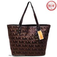 michael kors jet set logo medium bruin bakken Ondergoed Sale onv3j221